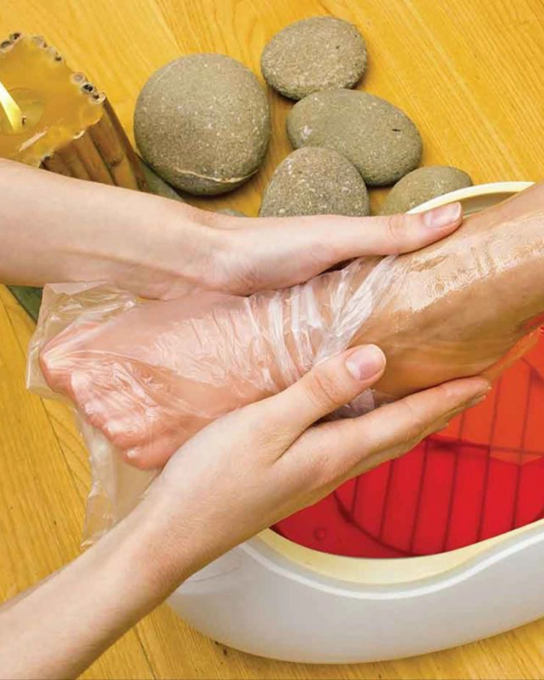 Paraffin pedicure 1